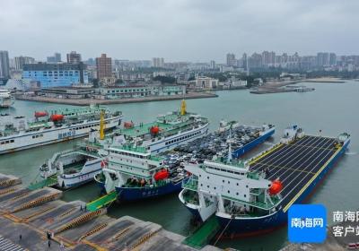 组图 | 琼州海峡最大新能源车专运船来了!