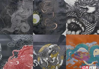 合拍的00后｜湖南大学保安第四次办展，15年画龙230余幅