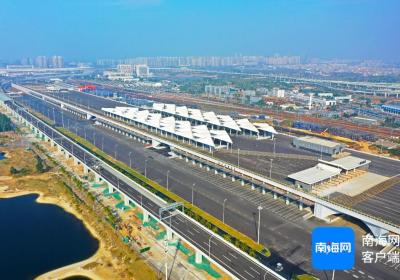 瞰海南 | 新海港片区“二线口岸”集中查验区专用通道等进入收尾冲刺