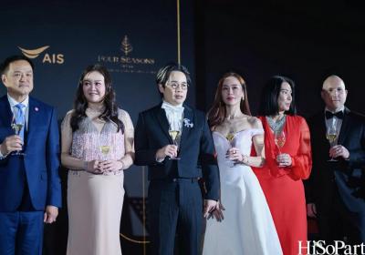 泰华女企业家周雪珍携手阿努廷及伍伦盼出席慈善晚宴