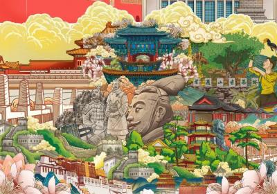 创意手绘·世界遗产里的中国 丨古生物圣地，地球生命的摇篮