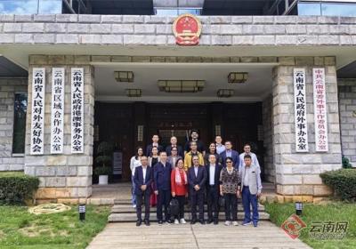 周边国家和平组织与安全智库领导人考察团访滇