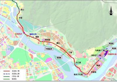 福州地铁2号线东延线有重要进展 儒江站至下德站区间双线贯通