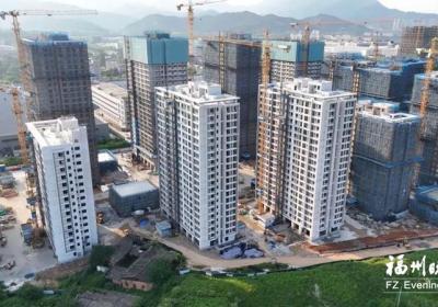 福州高新区大型人才公寓项目封顶 可容纳近3500名人才