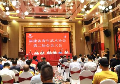 福建省青年武术协会举行第二届一次会员代表大会 裴仁彬连任会长