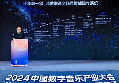 2024中国数字音乐产业大会 | 鸿蒙赋能数字音乐 AI奏响流动乐章