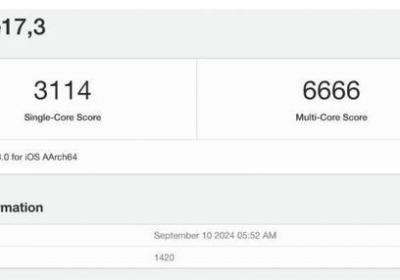 iPhone 16 Pro 手机跑分曝光：A18性能提升有限