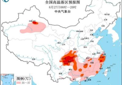 南方高温逐步缩减 江苏浙江等地有较强降雨