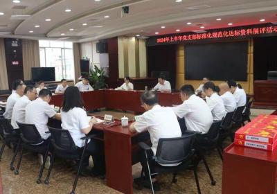农发行四川内江分行：党支部党建与标准化规范化展评活动