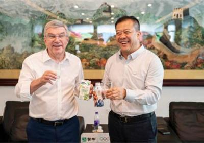 蒙牛高飞总裁与国际奥委会主席巴赫共谋2024奥运合作事宜
