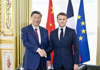 习近平同法国总统马克龙举行会谈